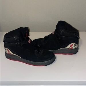Nike Air Jordan Fusion 8 Varsity Red 2010 Size 6Y Black Red White